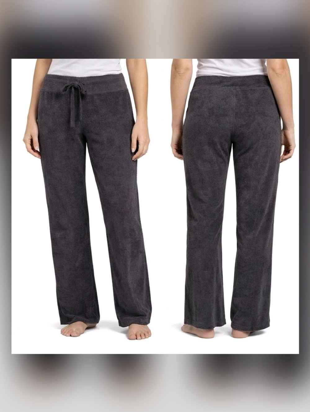 Barefoot Dreams Bamboo Chic Lite Pant in Cocoa Size Large - Picture 5 of 15